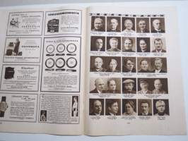Suomen Kuvalehti 1926 nr 43, kansikuva Irma Hurstinen, Syysmanövereilla, Vuoksi ja luode - Suomen rannikolla, Erämaamatka pääkapungin porteilla, Uutiskuvia, ym.