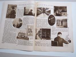 Suomen Kuvalehti 1926 nr 50, kansikuva &quot;Kun uusi ja vanha Helsinki kohtaavat toisensa&quot;, Muuan Kuvavirta, Kirjakauppojen kuukausi, Yellowstone, Naurishauta, ym.