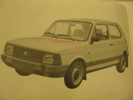 Fiat 127 instruktionsbok åm. 1982
