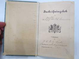 Petter Axel Andersson, Inskrivningsbok för 177 / 125 / 1886 Utfärdad af J.C. De la Gardie - Befällhavare för Ladugårdslands kompaniområde nr 125 -palveluskirja