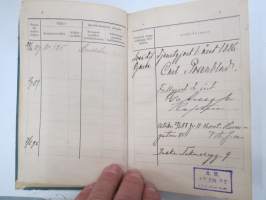 Petter Axel Andersson, Inskrivningsbok för 177 / 125 / 1886 Utfärdad af J.C. De la Gardie - Befällhavare för Ladugårdslands kompaniområde nr 125 -palveluskirja