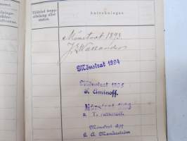 Petter Axel Andersson, Inskrivningsbok för 177 / 125 / 1886 Utfärdad af J.C. De la Gardie - Befällhavare för Ladugårdslands kompaniområde nr 125 -palveluskirja
