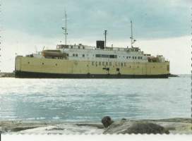 MS Alandia  - laivapostikortti  postikortti laivakortti kulkematon