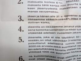 Liittykää osuusliikkeemme jäseneksi - Kokkolanseudun Osuusliike i.l. 1944 -mainosjuliste / plakaatti / poster