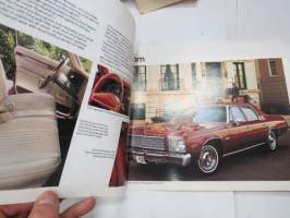 Plymouth Gran Fury 1977 -myyntiesite / sales brochure