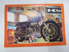 MP-sport 1972 nr 1, Rudge, Honda ST70, Ohjausgeometriaa, Kale Vehkonen / Montesa, Konnevesi Järata-ajot, SM-kelkkailua, BSA 650 Thunderbolt, Maico RS 6/2, Ski-Doo