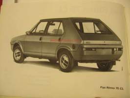 Fiat Ritmo instruktionsbok åm. 1979