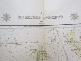 Kumlinge-Lypertö 1981 -merikortti - merikartta / sjökort / chart