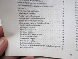 Pfaff 90 ompelukone -käyttöohjekirja / sewing machine manual in finnish