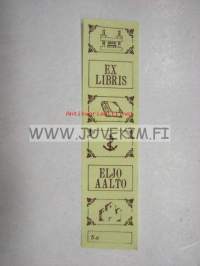 Ex Libris Eljo Aalto -kirjanomistajamerkki