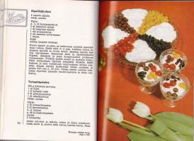 Kotiruokaa kasviksista, 1992. 11.p. Tavallisia kasvisruokia kotikeittiöön soveltuvina resepteinä.