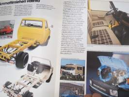 Bedford alustamallit -myyntiesite / sales brochure