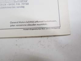 Bedford alustamallit -myyntiesite / sales brochure