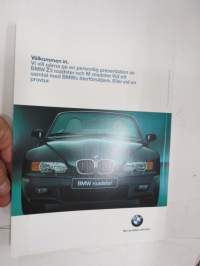 BMW Z3 roadster and M roadster 1999 -myyntiesite / sales brochure