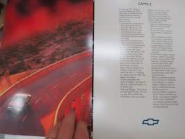 Chevrolet Caprice vm. 1991 -myyntiesite / sales brochure