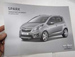 Chevrolet Spark -myyntiesite / sales  brochure