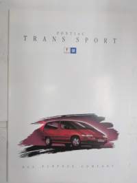 Pontiac Trans Sport -myyntiesite / sales brochure