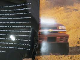 Chevrolet Blazer -myyntiesite / sales brochure