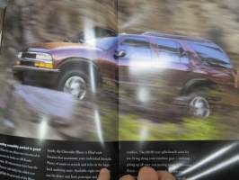 Chevrolet Blazer -myyntiesite / sales brochure