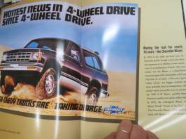 Chevrolet Blazer -myyntiesite / sales brochure
