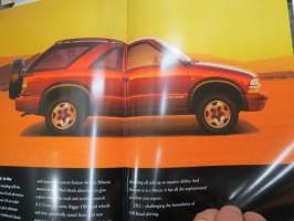 Chevrolet Blazer -myyntiesite / sales brochure