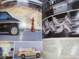 Chevrolet Chevy Van Suburban Astro -myyntiesite / sales brochure