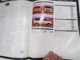 Chevrolet Astro Van 1997 -myyntiesite / sales brochure