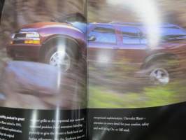 Chevrolet Blazer -myyntiesite / sales brochure
