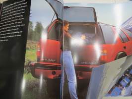 Chevrolet Blazer -myyntiesite / sales brochure