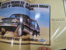 Chevrolet Blazer -myyntiesite / sales brochure