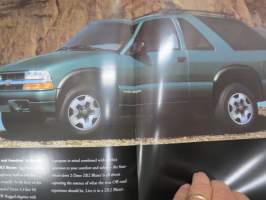 Chevrolet Blazer -myyntiesite / sales brochure