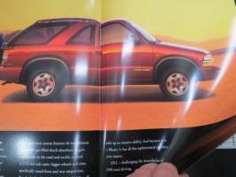 Chevrolet Blazer -myyntiesite / sales brochure