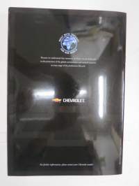 Chevrolet Blazer -myyntiesite / sales brochure