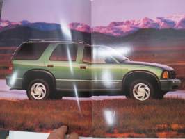 Chevrolet Blazer -myyntiesite / sales brochure