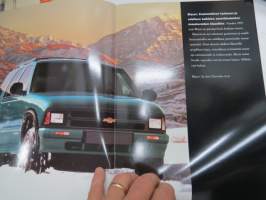 Chevrolet Blazer -myyntiesite / sales brochure