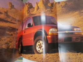 Chevrolet Blazer -myyntiesite / sales brochure