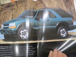 Chevrolet Blazer -myyntiesite / sales brochure