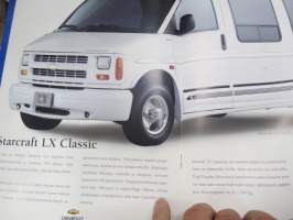 Chevrolet Starcraft SL, SL Classic, DLX Van, LX Classic 1998 -myyntiesite / sales brochure
