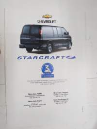 Chevrolet Starcraft SL, SL Classic, DLX Van, LX Classic 1998 -myyntiesite / sales brochure