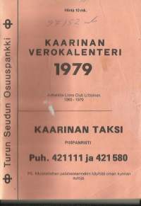 Kaarinan verokalenteri 1979