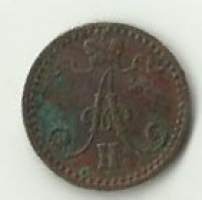 1 penni  1866