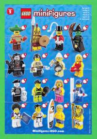 LEGO tuote-esite/ohjekirja/tuoteluettelo 13 kpl