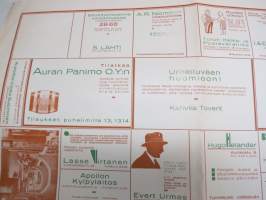 Mainospainate 1930-luvulta - turkulaisia liikeyrityksiä -juliste / poster