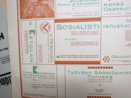 Mainospainate 1930-luvulta - turkulaisia liikeyrityksiä -juliste / poster