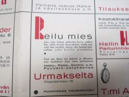 Mainospainate 1930-luvulta - turkulaisia liikeyrityksiä -juliste / poster