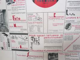 Mainospainate 1930-luvulta - turkulaisia liikeyrityksiä -juliste / poster