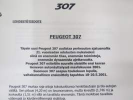 Peugeot 307 2001 lanseerauskansio