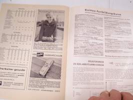 Knittax-Magazin 1963 nr 12 -Knittax-kutomakoneen käyttäjien malli- ja muotilehti