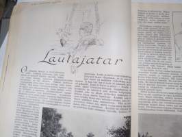 Kotiliesi 1933 nr 24 joulu, Kansikuvitus Rudolf KoivuKohtalo -novelli kirj. Mika Waltari, Ottilia Stenbäck, KruunuhäitäFunkis joulu (Sigrid Boo), Joulujuusto, ym.