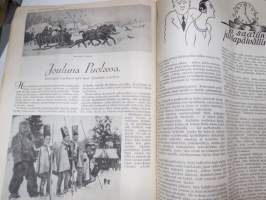 Kotiliesi 1933 nr 24 joulu, Kansikuvitus Rudolf KoivuKohtalo -novelli kirj. Mika Waltari, Ottilia Stenbäck, KruunuhäitäFunkis joulu (Sigrid Boo), Joulujuusto, ym.